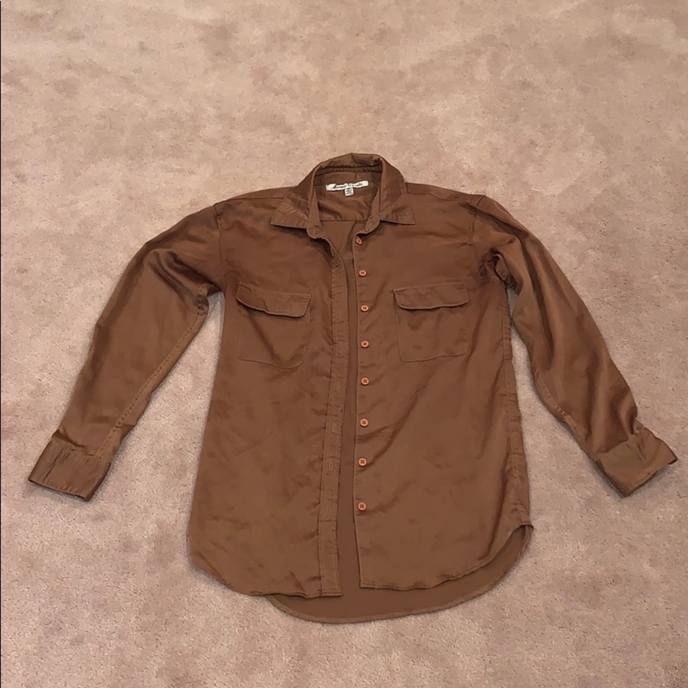 Lovers & Friends Gold Button Down Blouse